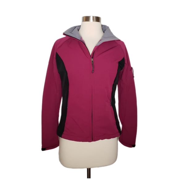 Mountain Hardwear Jackets & Blazers - Mountain Hardwear XS Fuchsia Waterproof Shell Zip Up Performance Jacket